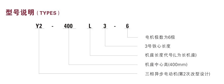 Y2VF400低壓變頻調(diào)速電機(jī)型號(hào)說(shuō)明